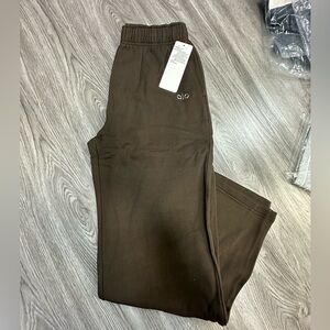 ALO Yoga full set unisex Chocolate Brown Sweatpants